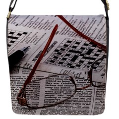 Crossword Genius Flap Closure Messenger Bag (small) by StuffOrSomething