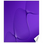 Twisted Purple Pain Signals Canvas 20  x 24  (Unframed) 19.57 x23.15  Canvas - 1