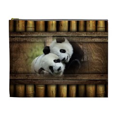 Panda Love Cosmetic Bag (xl) by TheWowFactor