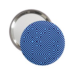 Blue Maze 2 25  Handbag Mirror by LalyLauraFLM