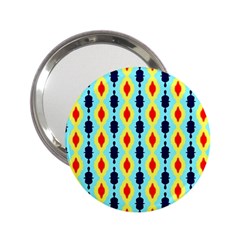 Yellow Chains Pattern 2 25  Handbag Mirror by LalyLauraFLM