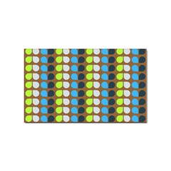 Colorful Leaf Pattern Sticker (rectangle) by GardenOfOphir