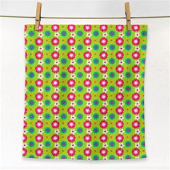 Cute Floral Pattern Face Towel by GardenOfOphir