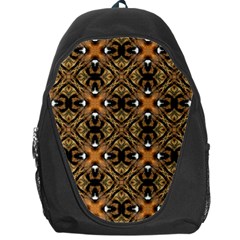 Faux Animal Print Pattern Backpack Bag by GardenOfOphir