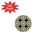 Faux Animal Print Pattern 1  Mini Button (100 pack) Front