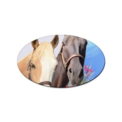 Miwok Horses Sticker 100 Pack (oval) by JulianneOsoske