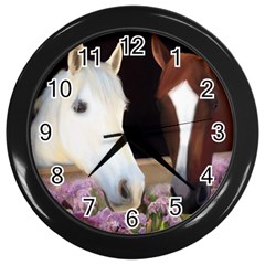 Friends Forever Wall Clock (black) by JulianneOsoske