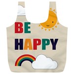 Be Happy Reusable Bag (XL) Front