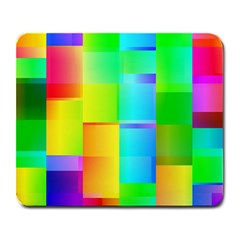 Colorful Gradient Shapes Large Mousepad by LalyLauraFLM