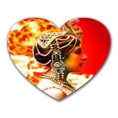 Mata Hari Heart Mousepad by icarusismartdesigns