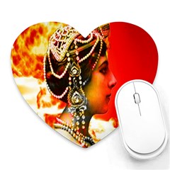 Mata Hari Heart Mousepad by icarusismartdesigns