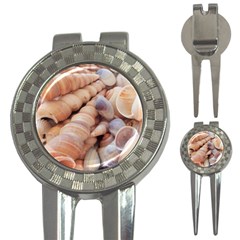 Seashells 3000 4000 Golf Pitchfork & Ball Marker by yoursparklingshop