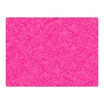 Abstract Stars In Hot Pink Double Sided Flano Blanket (Mini) 35 x27  Blanket Back