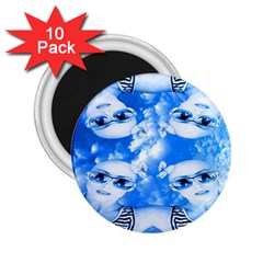 Skydivers 2 25  Button Magnet (10 Pack) by icarusismartdesigns