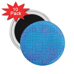 Textured Blue & Purple Abstract 2 25  Button Magnet (10 Pack) by StuffOrSomething