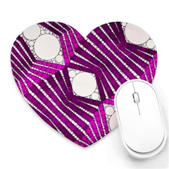 Crazy Beautiful Abstract  Mouse Pad (heart) by OCDesignss