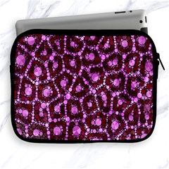 Cheetah Bling Abstract Pattern  Apple Ipad Zippered Sleeve by OCDesignss