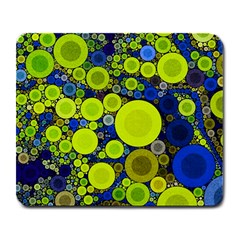 Polka Dot Retro Pattern Large Mouse Pad (rectangle) by OCDesignss