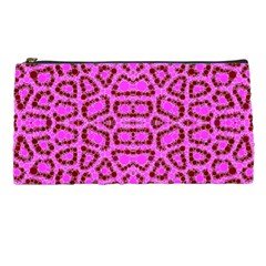 Florescent Pink Animal Print  Pencil Case by OCDesignss