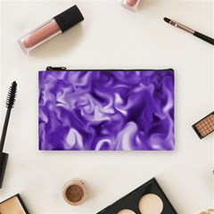 Lavender Smoke Swirls Cosmetic Bag (small) by KirstenStar