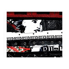 Punk Chick Double Sided Flano Blanket (mini) by ArtistRoseanneJones