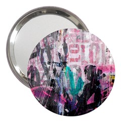 Graffiti Grunge Love 3  Handbag Mirror by ArtistRoseanneJones