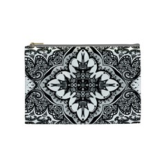 Doodle Cross  Cosmetic Bag (medium) by KirstenStar