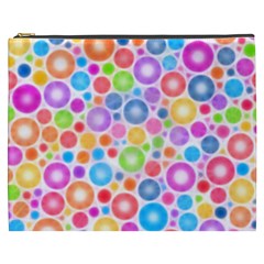 Candy Color s Circles Cosmetic Bag (xxxl) by KirstenStar