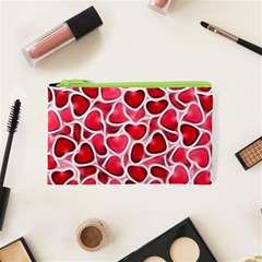 Candy Hearts Cosmetic Bag (xs) by KirstenStar