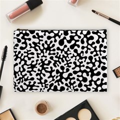 Black And White Blots Cosmetic Bag (large) by KirstenStar