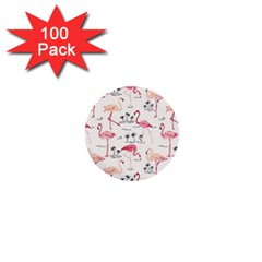 Flamingo Pattern 1  Mini Buttons (100 Pack)  by Contest580383