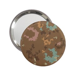 Paint Strokes In Retro Colors 2 25  Handbag Mirror by LalyLauraFLM