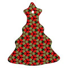 Lovely Trendy Pattern Background Pattern Ornament (christmas Tree) by GardenOfOphir