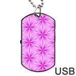Cute Pretty Elegant Pattern Dog Tag USB Flash (Two Sides)  Front