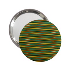 Diagonal Stripes Pattern 2 25  Handbag Mirror by LalyLauraFLM