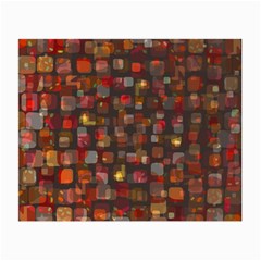 Floating Squares Small Glasses Cloth (2 Sides) by LalyLauraFLM