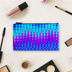 Melting Blues And Pinks Cosmetic Bag (small)  by KirstenStar