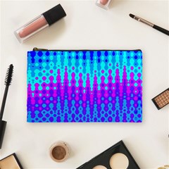 Melting Blues And Pinks Cosmetic Bag (medium)  by KirstenStar