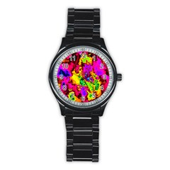 Powerfractal 01 Stainless Steel Round Watches by ImpressiveMoments