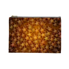 Gold Stars Cosmetic Bag (large)  by KirstenStar