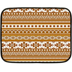 Fancy Tribal Borders Golden Fleece Blanket (mini) by ImpressiveMoments