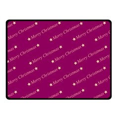 Merry Christmas,text,bordeaux Fleece Blanket (small) by ImpressiveMoments