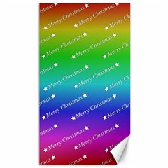 Merry Christmas,text,rainbow Canvas 40  X 72   by ImpressiveMoments