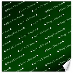 Merry Christmas,text,green Canvas 20  X 20   by ImpressiveMoments