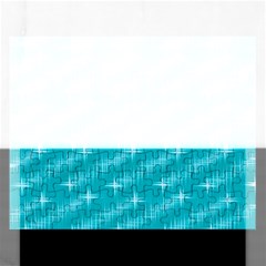 Many Stars,aqua Rectangular Jigsaw Puzzl by ImpressiveMoments