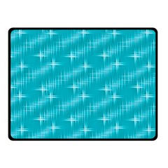 Many Stars,aqua Fleece Blanket (small) by ImpressiveMoments