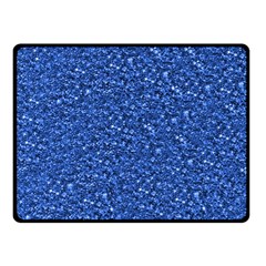 Sparkling Glitter Blue Fleece Blanket (small) by ImpressiveMoments