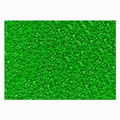 Sparkling Glitter Neon Green Large Glasses Cloth (2-side) by ImpressiveMoments