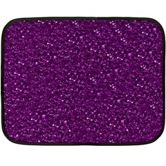 Sparkling Glitter Plum Fleece Blanket (mini) by ImpressiveMoments