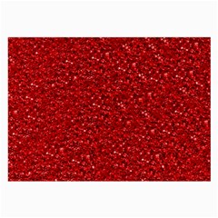 Sparkling Glitter Red Large Glasses Cloth by ImpressiveMoments